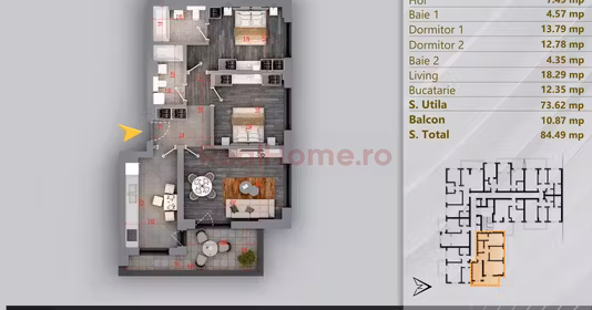 Apartament Titan