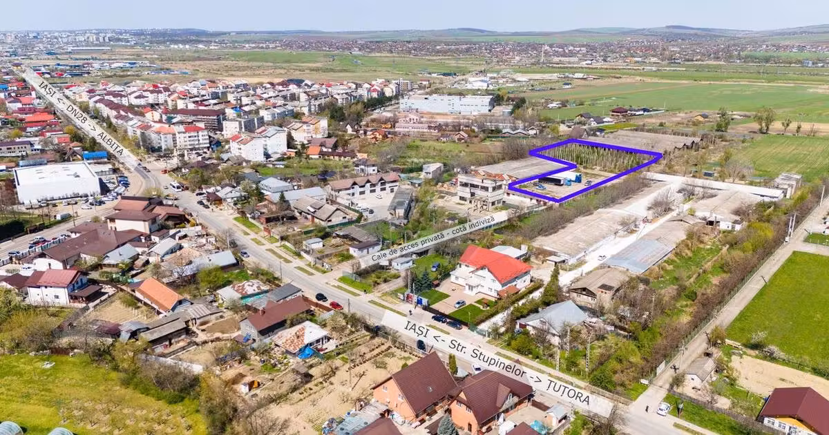 Teren Construcții intravilan de vânzare de 4988 mp, în Tomești