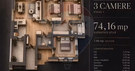 Apartament Tractorul