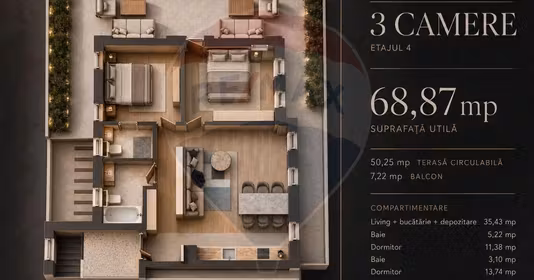 Apartament Tractorul