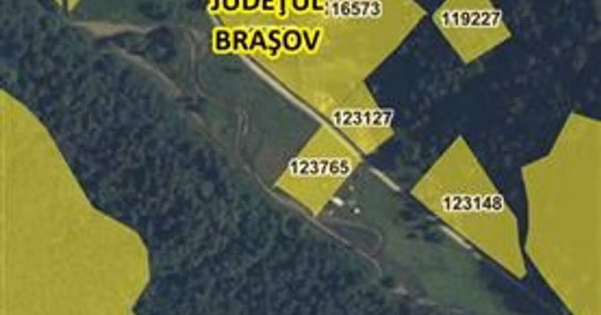 Teren Construcții extravilan de vânzare de 2850 mp, în Zărnești