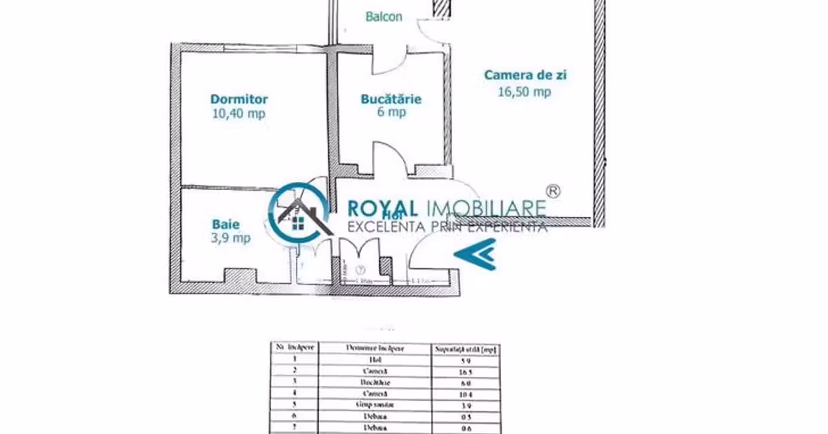 Apartament de vânzare cu 2 camere în zona Enachiță Văcărescu, Ploiești