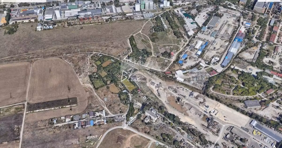 Teren Construcții intravilan de vânzare de 1212 mp, în zona Zona Industrială, Constanța