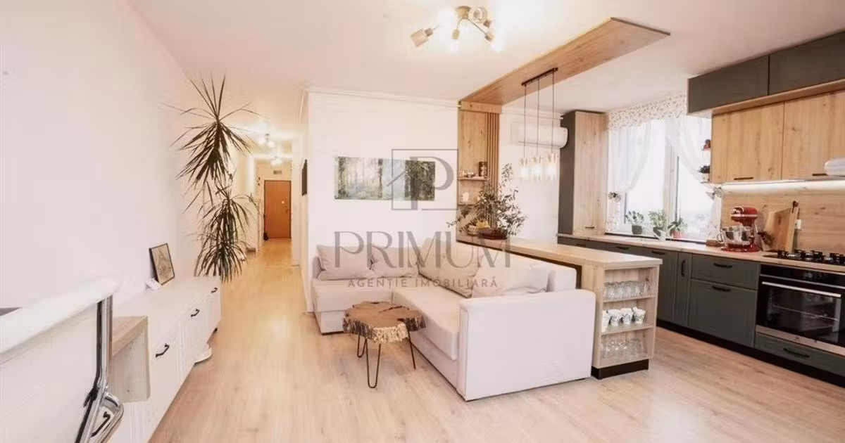 Penthouse de vânzare cu 3 camere, mobilat în zona Telegrafului, Timișoara
