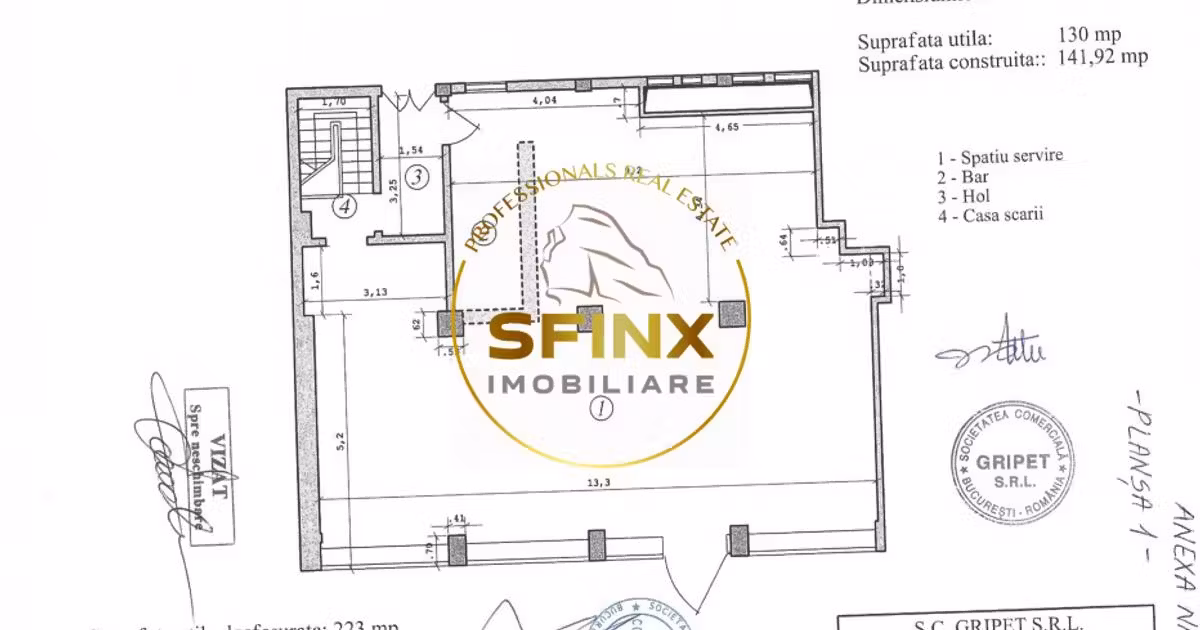 Spațiu comercial de vânzare de 223.00 mp, în zona Floreasca, Sector 1