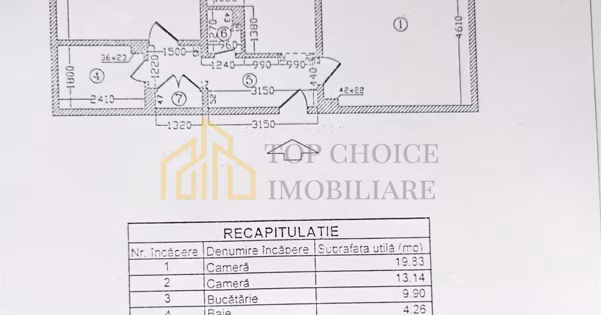 Apartament de vânzare cu 3 camere, mobilat în zona Tei, Sector 2
