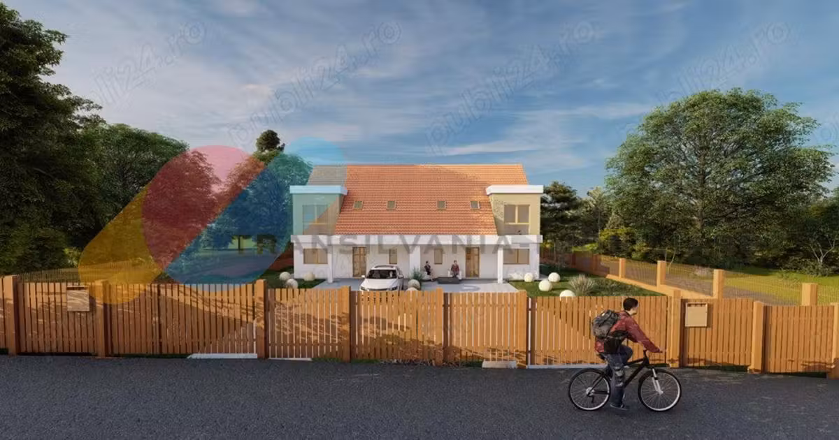 Duplex de vânzare cu 3 camere în Chinteni