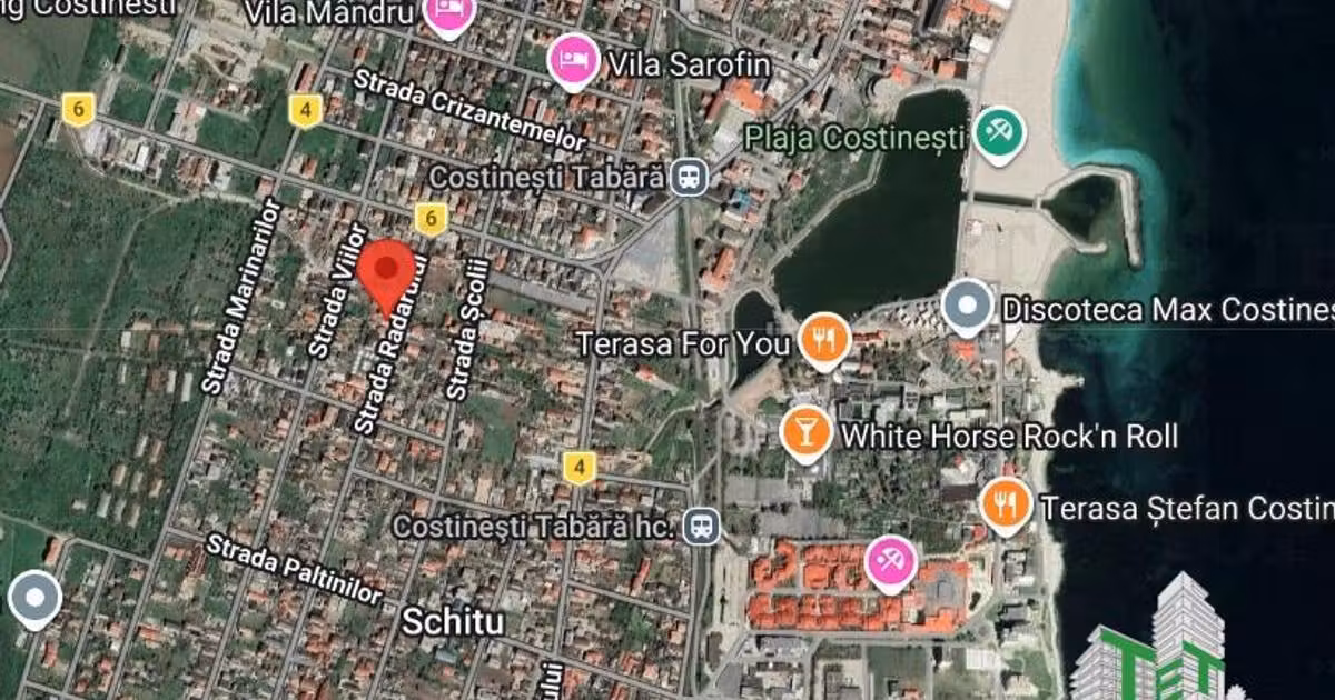Teren Construcții intravilan de vânzare de 500 mp, în Costinești
