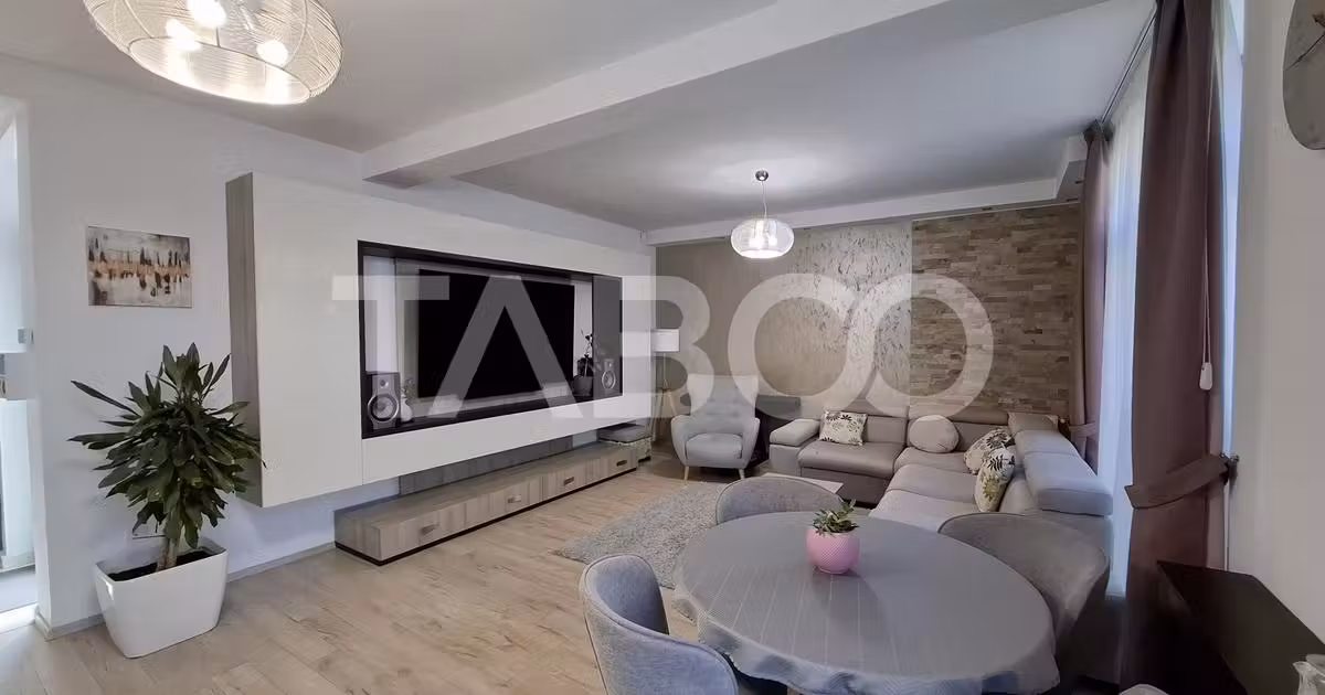 Duplex de vânzare cu 5 camere, mobilat în Șelimbăr