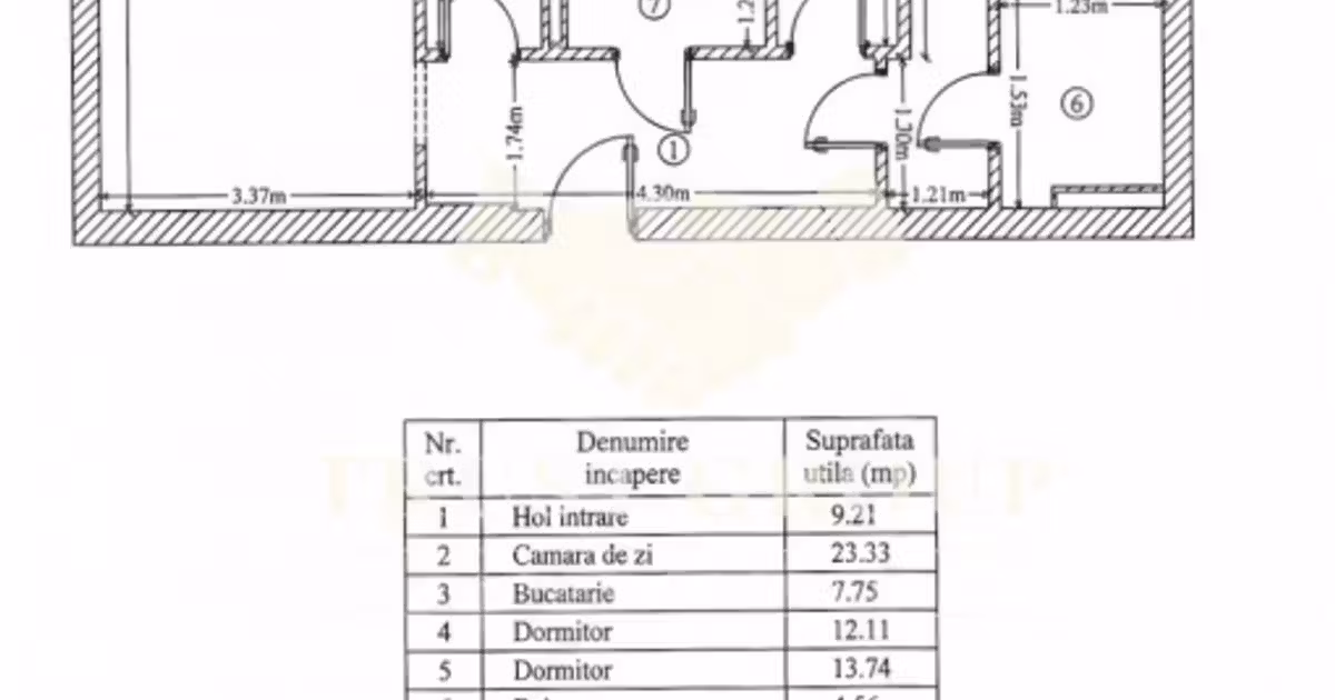 Apartament de vânzare cu 3 camere, mobilat în zona Agronomie, Sector 1