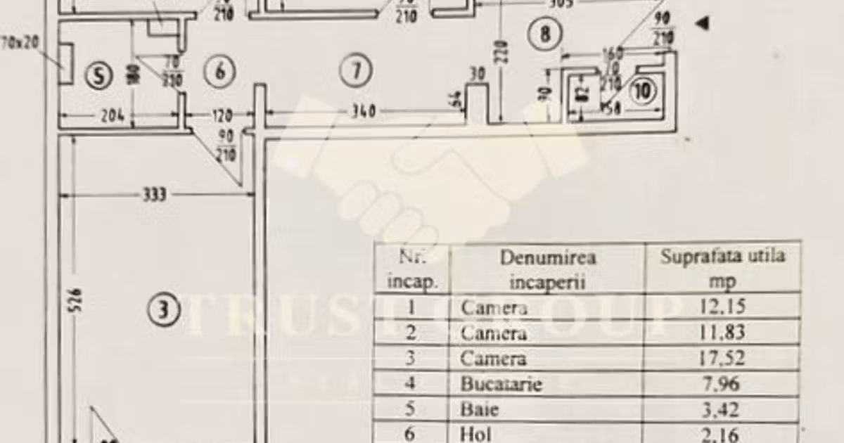 Apartament de vânzare cu 3 camere în zona Titulescu, Sector 1
