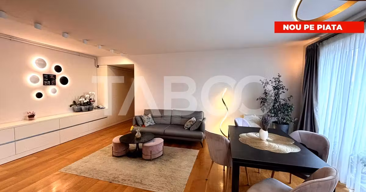 Penthouse de vânzare cu 3 camere, mobilat în zona Lazaret, Sibiu
