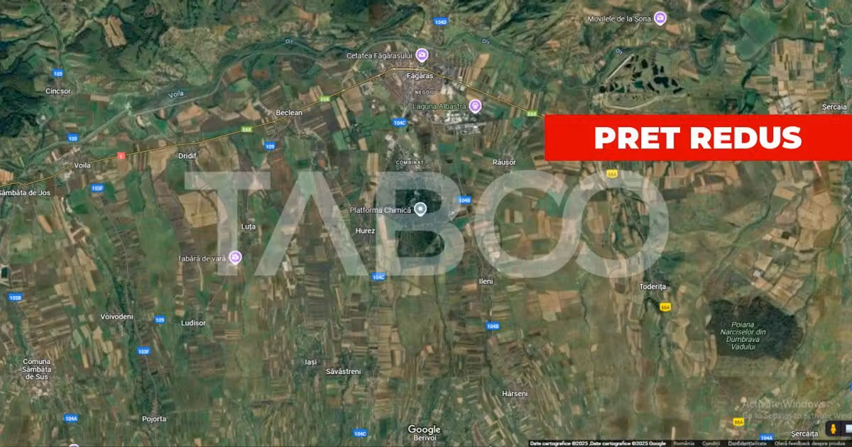 Teren Construcții intravilan de vânzare de 485083 mp, în Făgăraș