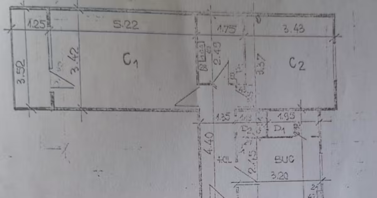 Apartament de vânzare cu 2 camere în zona Gară, Iași