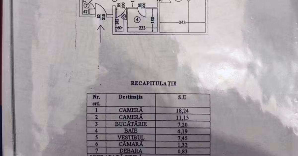 Apartament de vânzare cu 2 camere, mobilat în zona Dristor, Sector 3