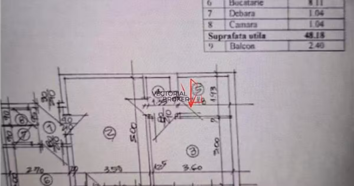 Apartament de vânzare cu 2 camere în zona Moșilor, Sector 2