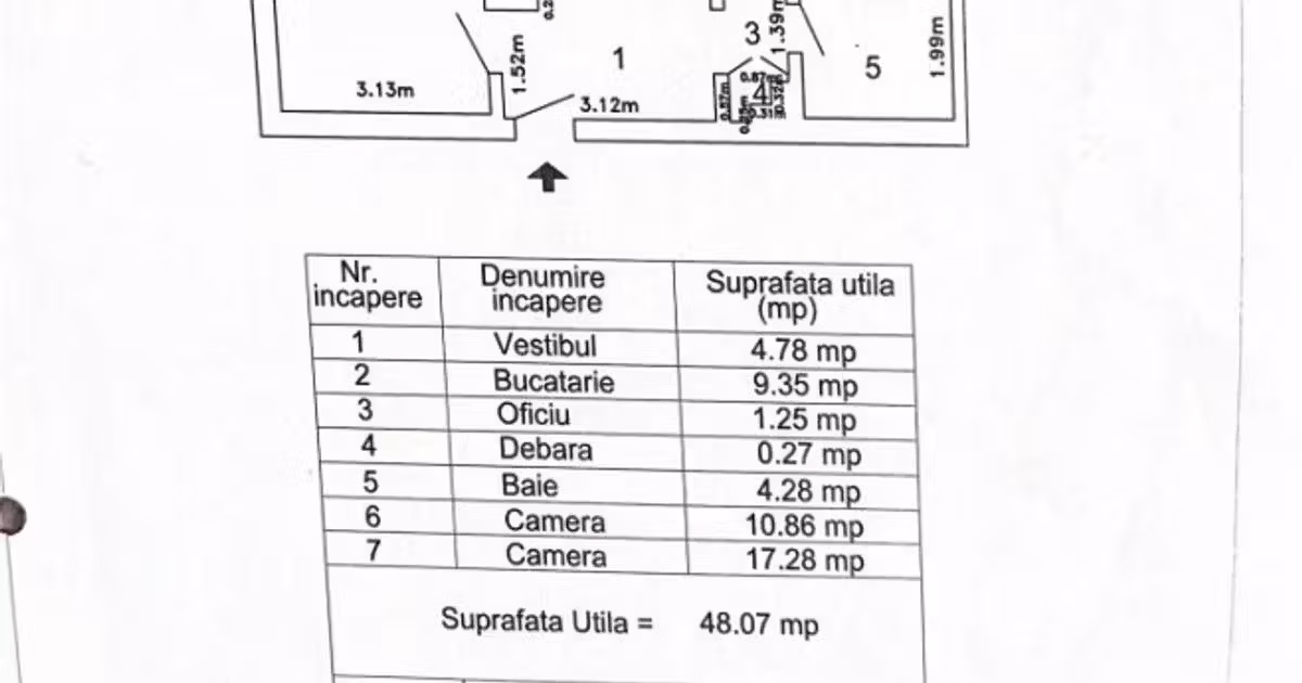Apartament de vânzare cu 2 camere, mobilat în zona Gorjului, Sector 6