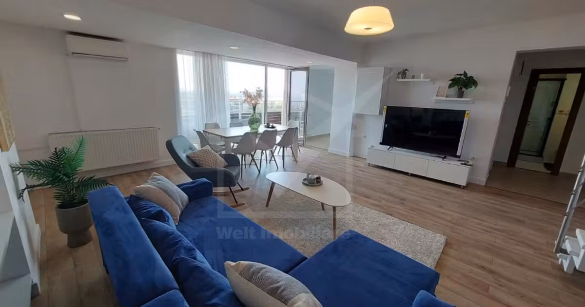 Penthouse de vânzare cu 5 camere, mobilat în zona Bună Ziua, Cluj-Napoca