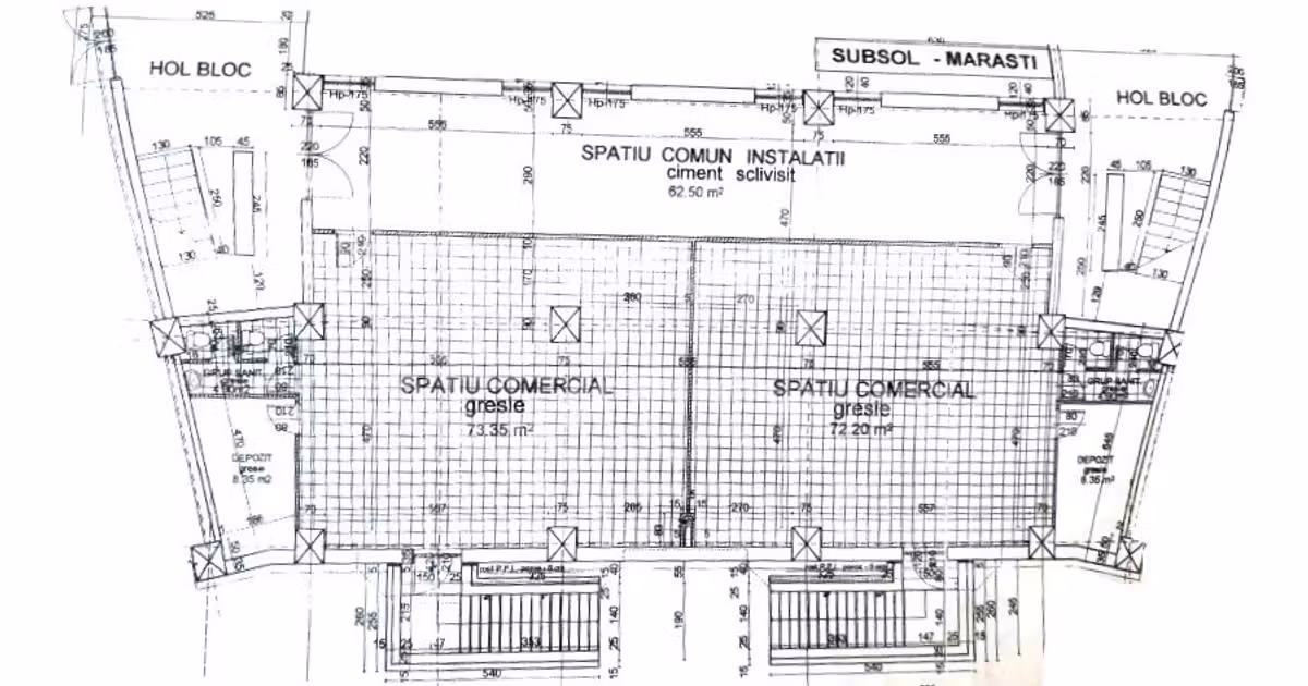 Spațiu comercial de vânzare de 200.00 mp, în zona Mărăști, Cluj-Napoca