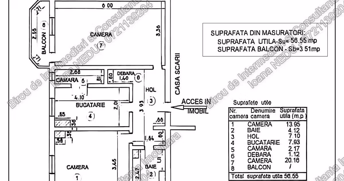 Apartament de vânzare cu 2 camere în zona Central, Constanța