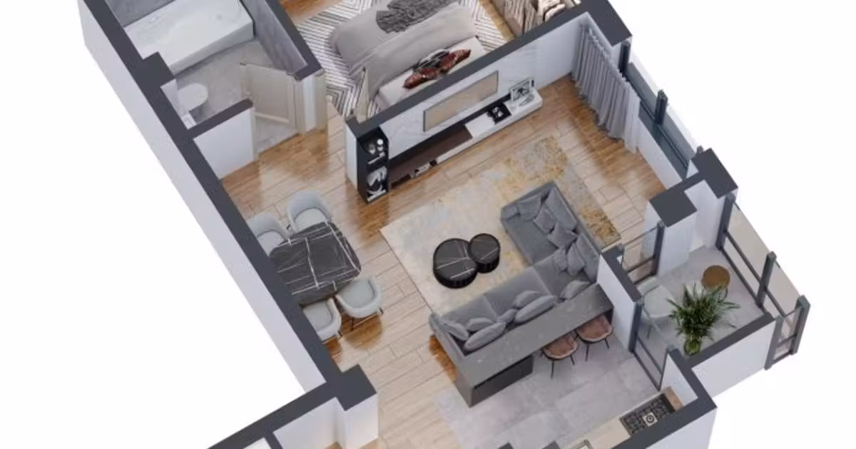 Apartament de vânzare cu 2 camere în zona Dacia, Iași