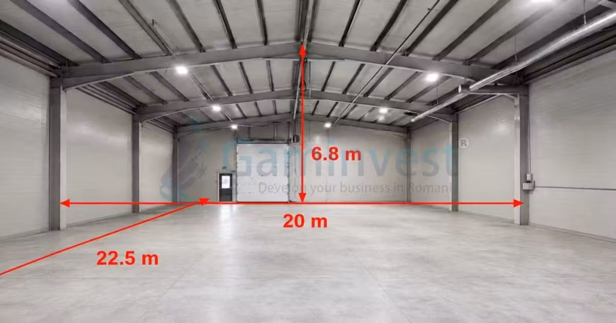 Spațiu industrial de vânzare de 447.00 mp, în Oșorhei