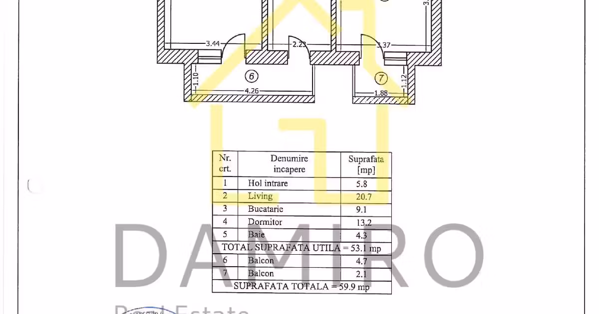 Apartament de vânzare cu 2 camere în zona Berceni, Sector 4