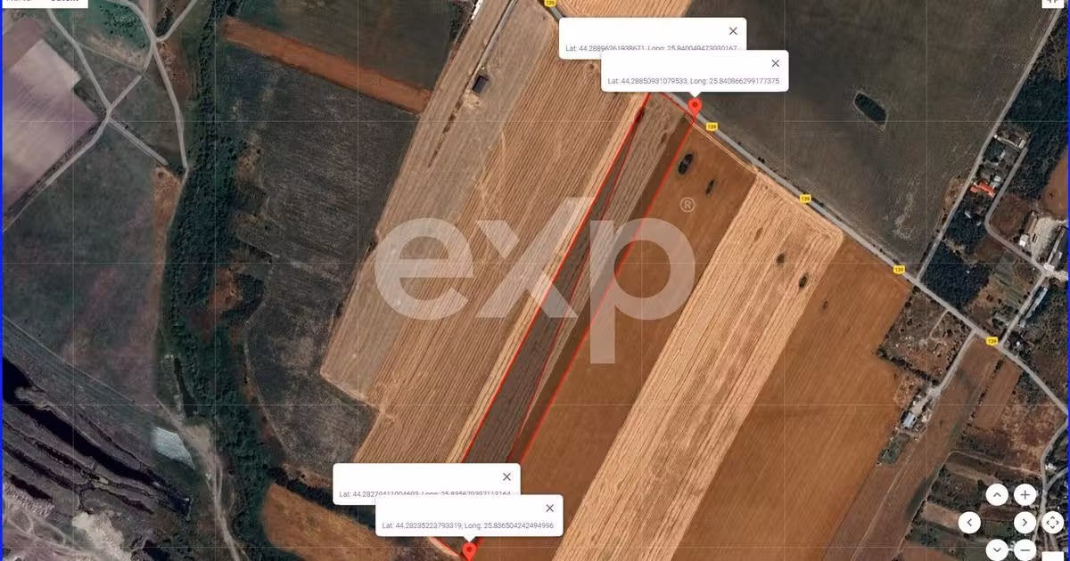 Teren agricol extravilan de vânzare de 62000 mp, în Iepurești