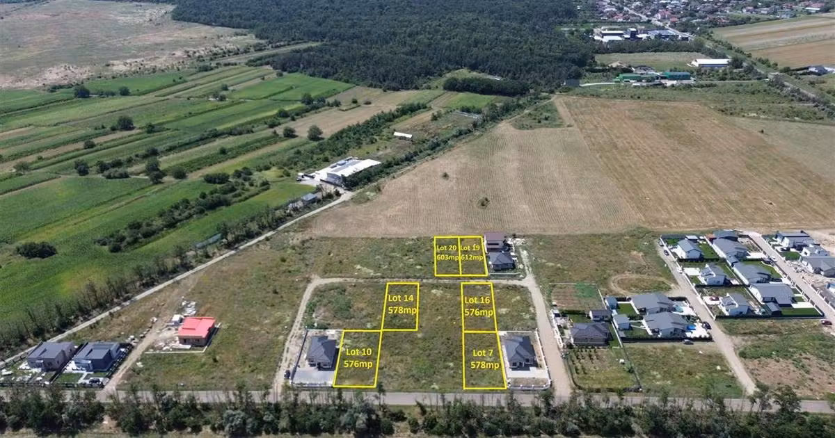 Teren Construcții intravilan de vânzare de 576 mp, în zona Exterior Nord, Focșani