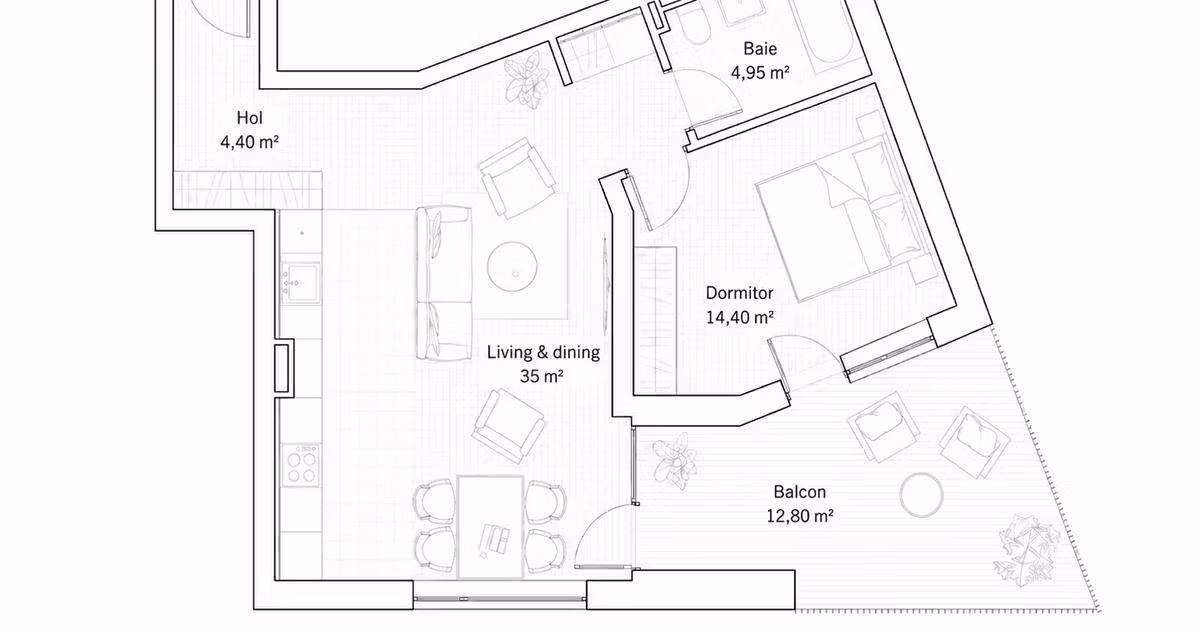 Apartament de vânzare cu 2 camere, mobilat în zona Mehala, Timișoara