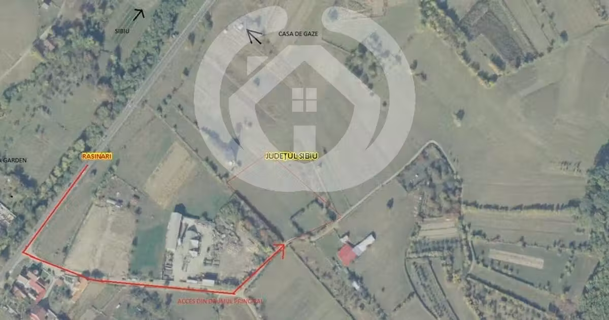 Teren Construcții intravilan de vânzare de 412 mp, în Rășinari