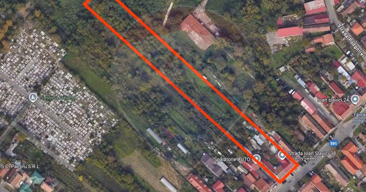 Teren intravilan de vânzare de 6024 mp, în zona Freidorf, Timișoara