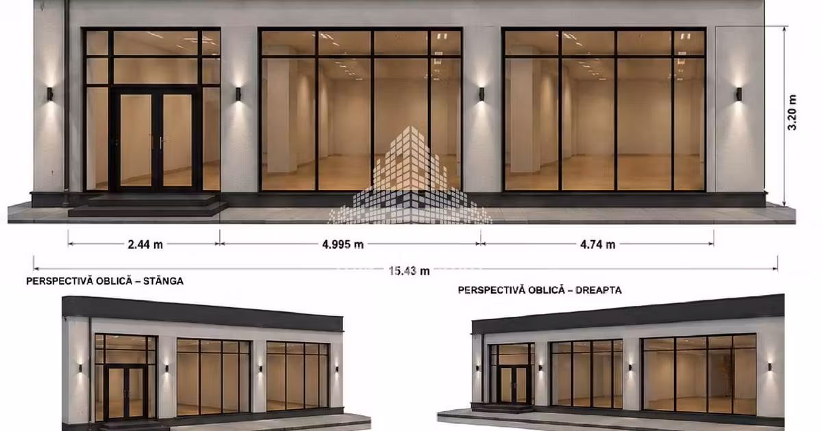 Spațiu comercial de vânzare de 123.25 mp, în zona Mărăști, Cluj-Napoca