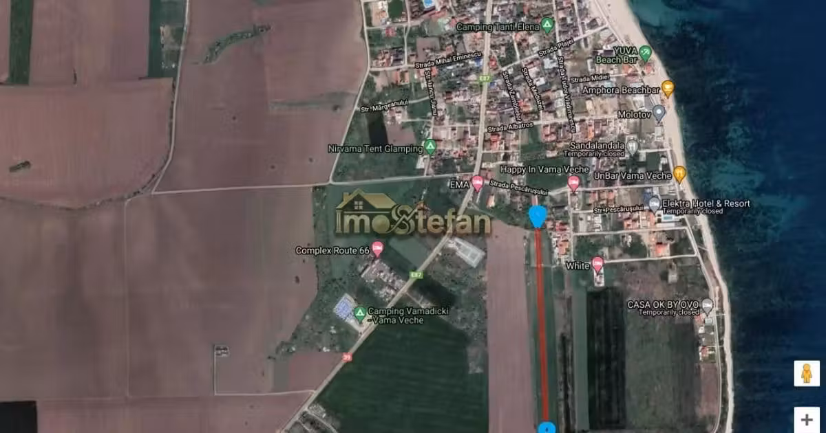 Teren de vânzare de 7495 mp, în Vama Veche