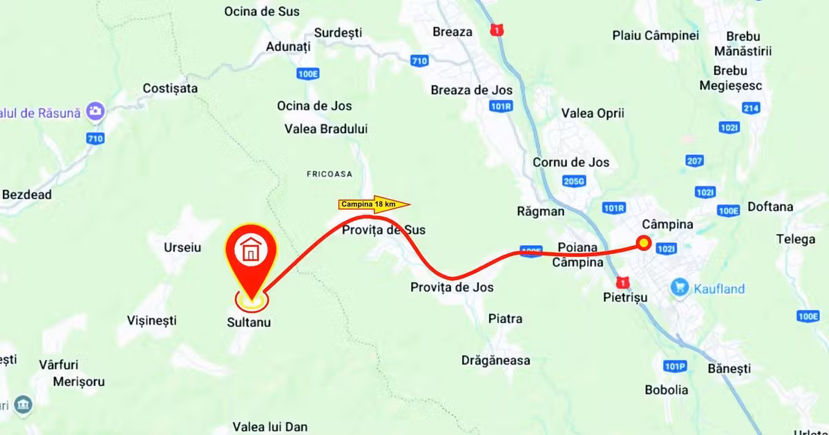 Teren Construcții intravilan de vânzare de 4044 mp, în Sultanu