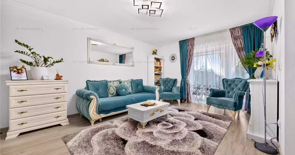 Duplex de vânzare cu 4 camere, mobilat în Sânpetru