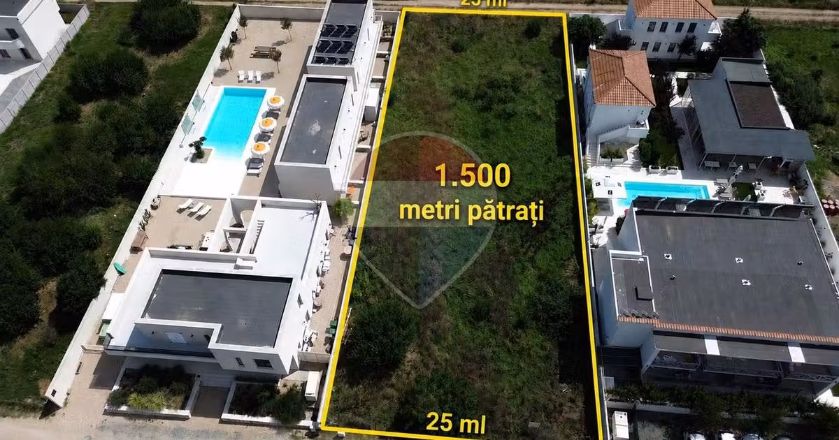 Teren Construcții intravilan de vânzare de 1500 mp, în Vama Veche