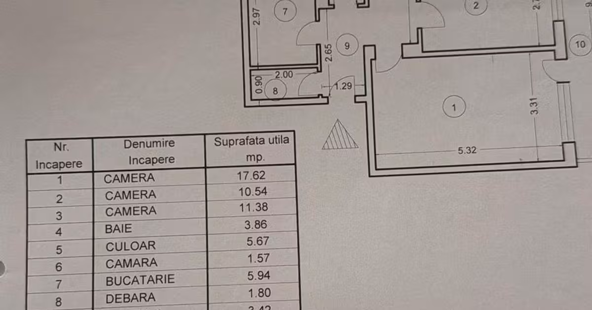 Apartament de vânzare cu 3 camere în zona Drumul Taberei, Sector 6
