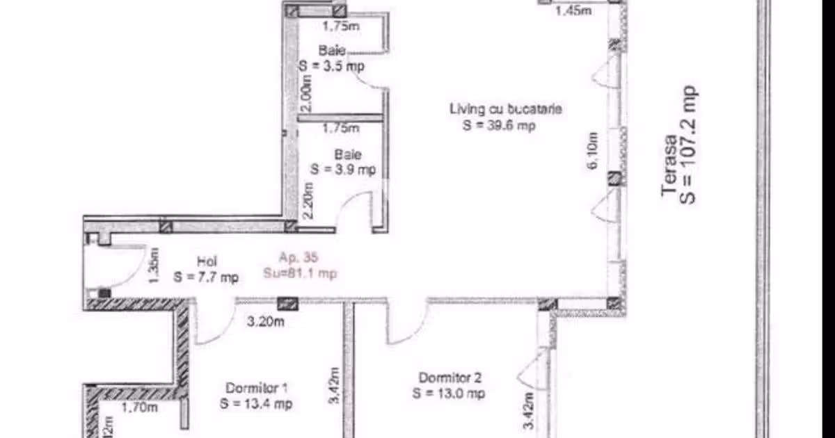 Penthouse de vânzare cu 3 camere în zona Turnișor, Sibiu