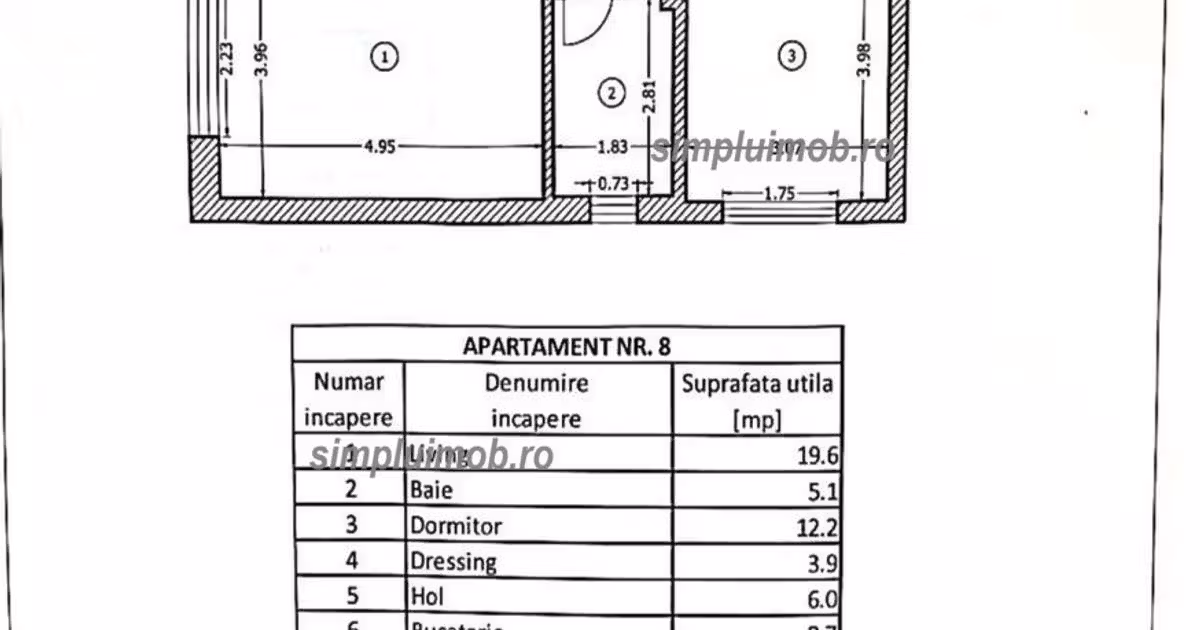 Apartament de vânzare cu 2 camere, mobilat în zona Metalurgiei, Sector 4