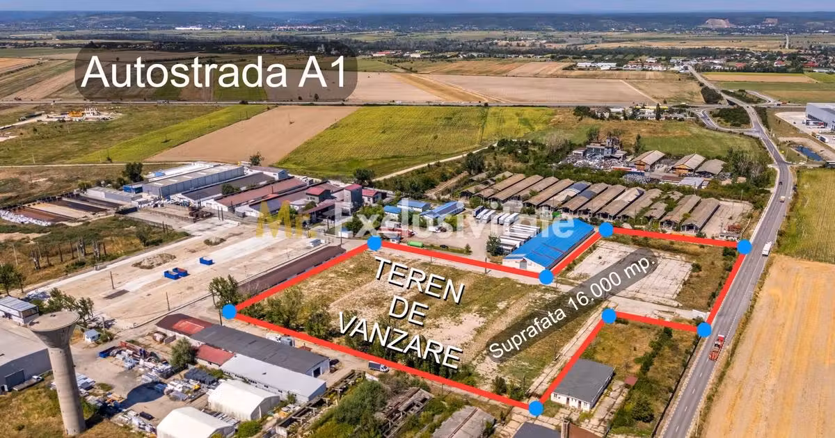 Teren Construcții intravilan de vânzare de 16000 mp, în Căteasca