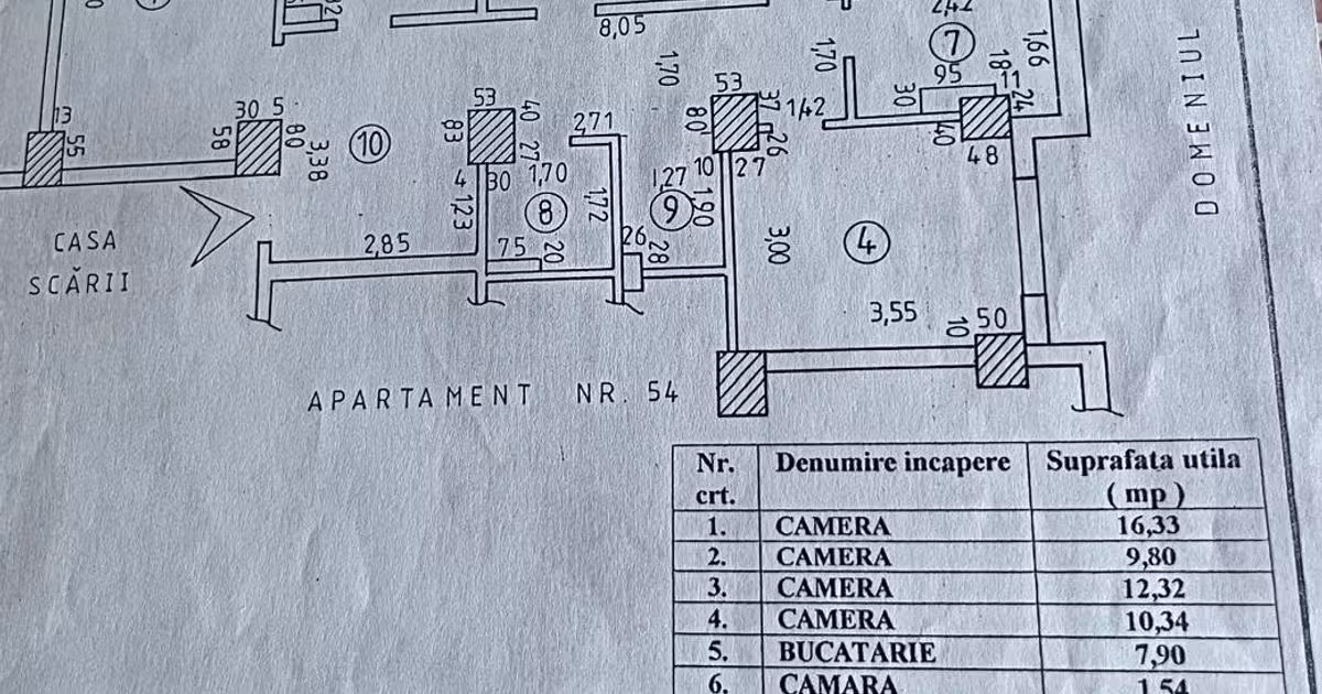 Apartament de vânzare cu 4 camere în zona Mazepa 1, Galați