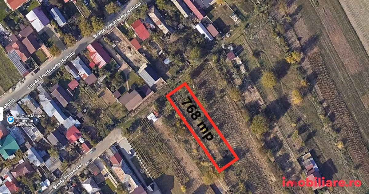 Teren Construcții intravilan de vânzare de 769 mp, în zona Letea, Bacău
