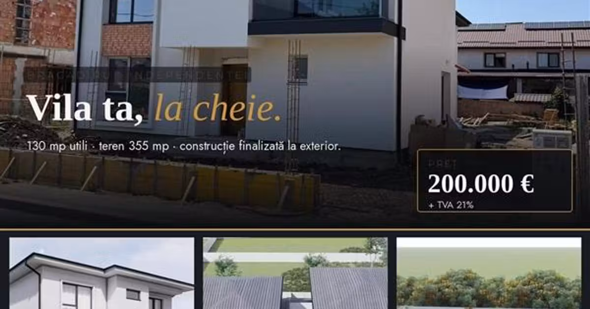 Casă individuală de vânzare cu 4 camere în Bragadiru