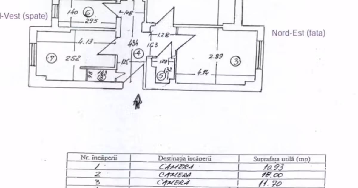 Apartament de vânzare cu 3 camere în zona Tei, Sector 2