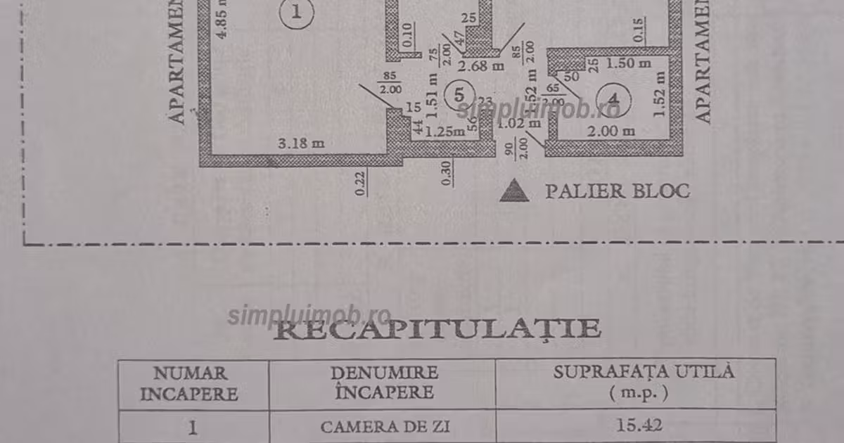 Apartament de vânzare cu 2 camere, mobilat în zona Brâncoveanu, Sector 4