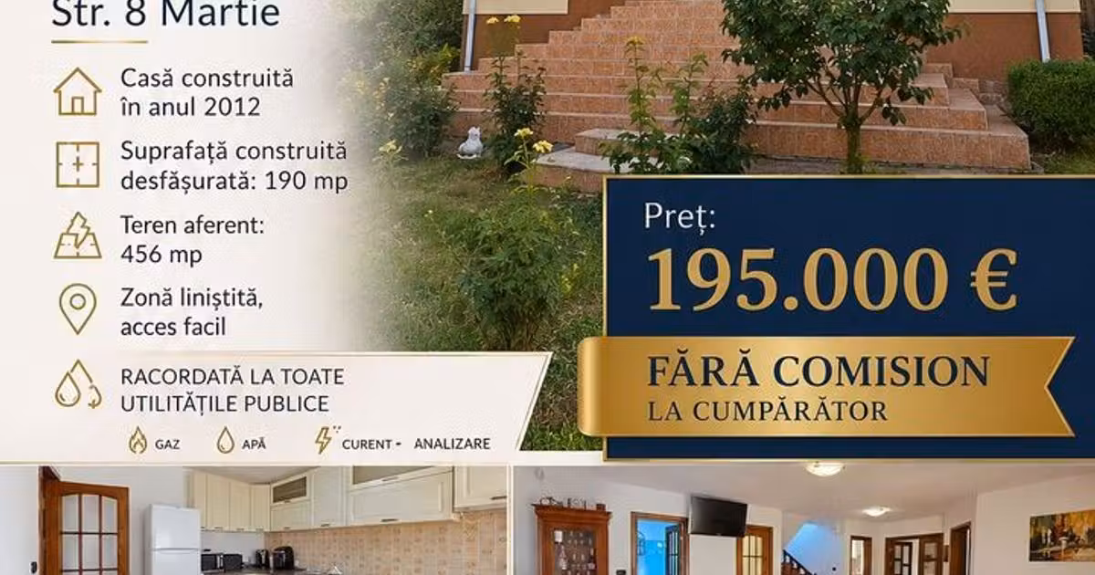 Casă individuală de vânzare cu 5 camere, mobilată în Vaslui