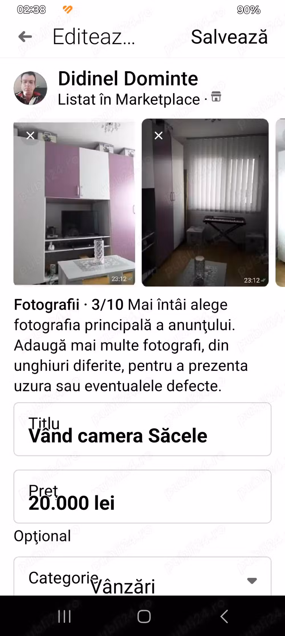 Vând camera 24mp Săcele