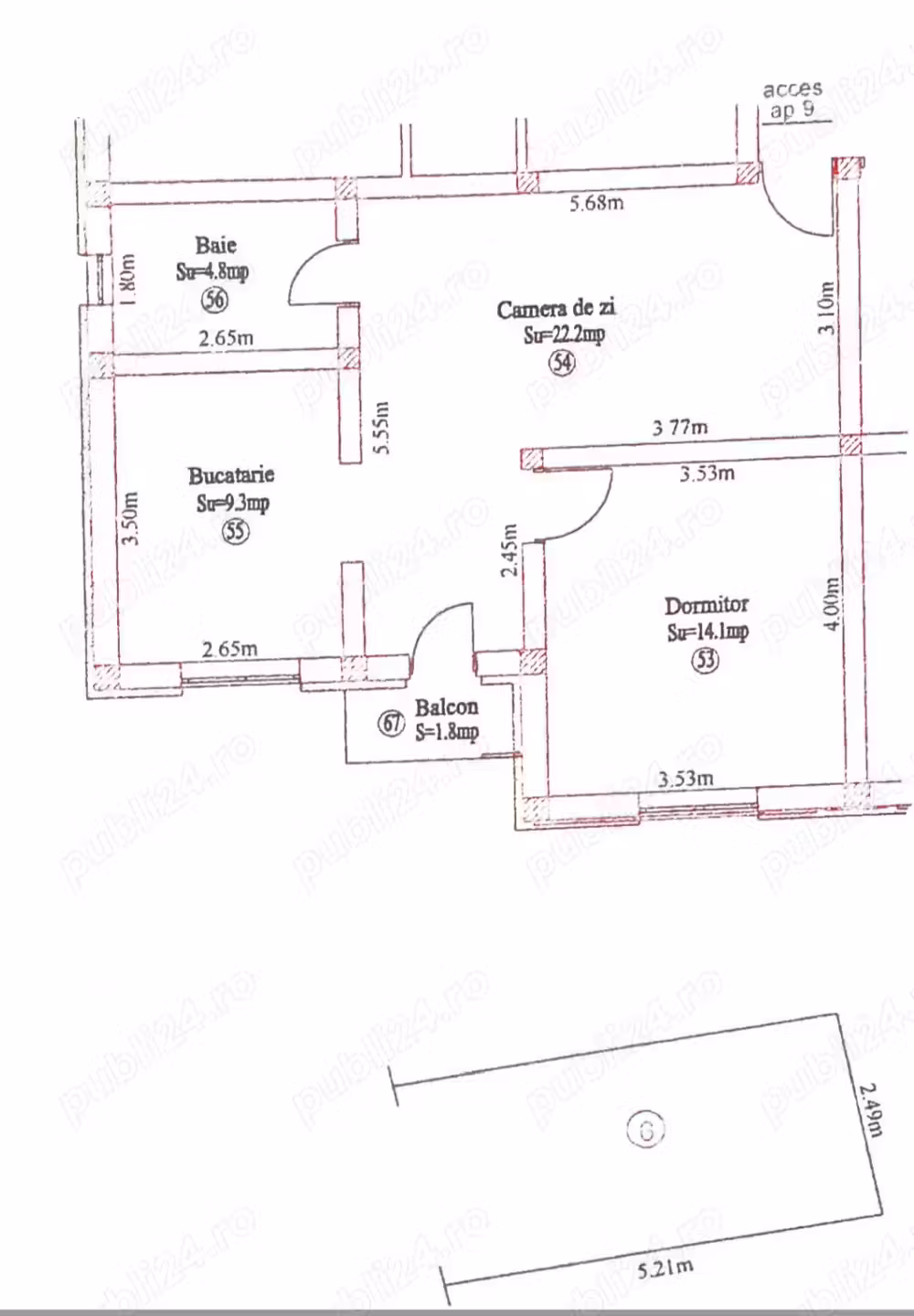 Apartament de vânzare
