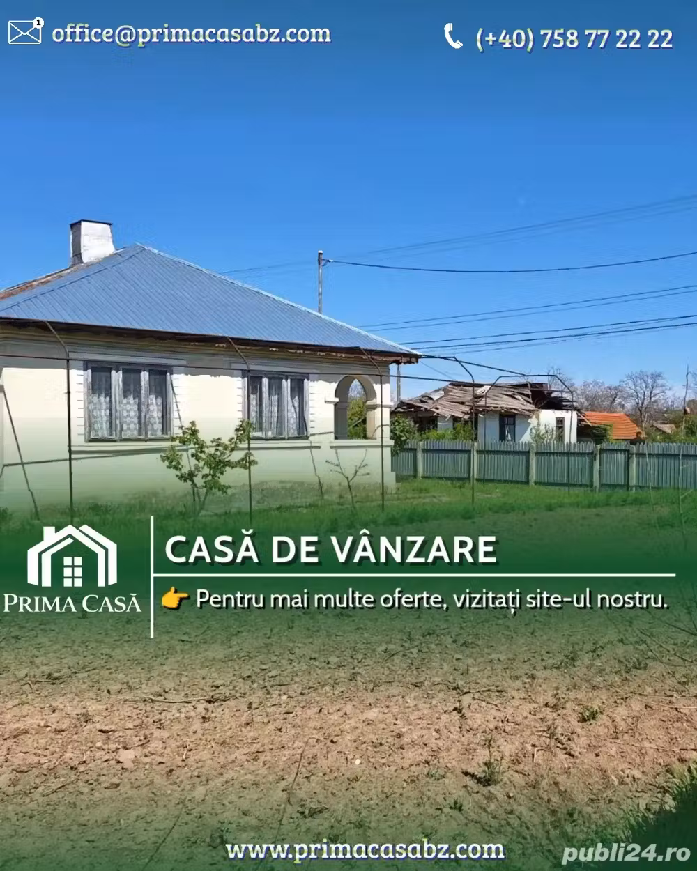 Casă · 3 camere · 100 m², Smeeni, Pogoanele